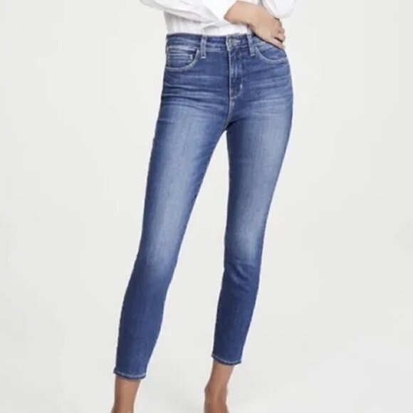NWT L'AGENCE Margot High Rise Skinny Jean in Manchester - Size 31 - Picture 1 of 11